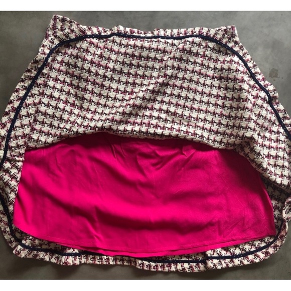 Anthropologie Bobbie Plaid Flounced Mini Skirt EUC - SZ 14 - Picture 9 of 16